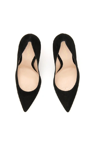 Shop Gianvito Rossi Pointed Toe Pumps In Black