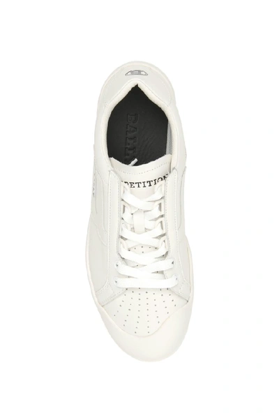 Shop Bally Competition Low Top Sneakers In White