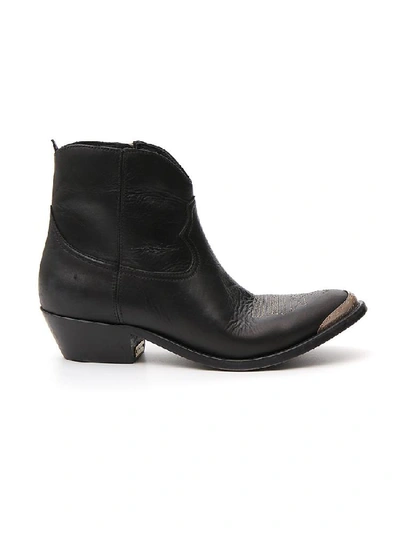 Shop Golden Goose Deluxe Brand Cowboy Boots In Black