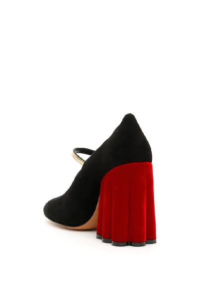 Shop Marni Mary Jane Block Heel Pumps In Multi