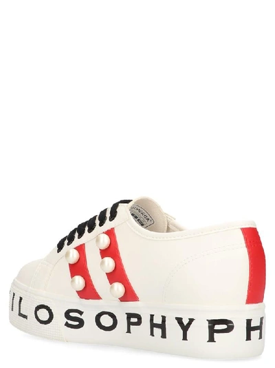 Shop Philosophy Di Lorenzo Serafini X Superga Embellished Sneakers In Multi