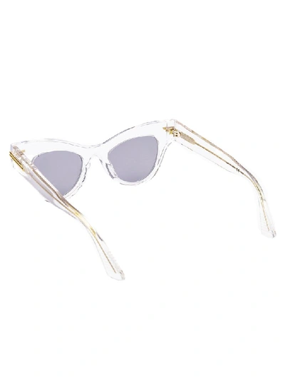 Shop Bottega Veneta Eyewear Cat Eye Sunglasses In Nude & Neutrals