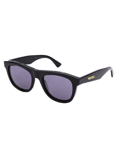 Shop Bottega Veneta Eyewear Round Frame Sunglasses In Black
