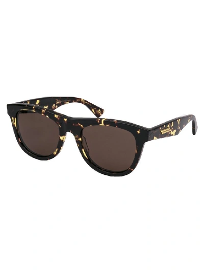 Shop Bottega Veneta Eyewear Tortoiseshell Sunglasses In Brown