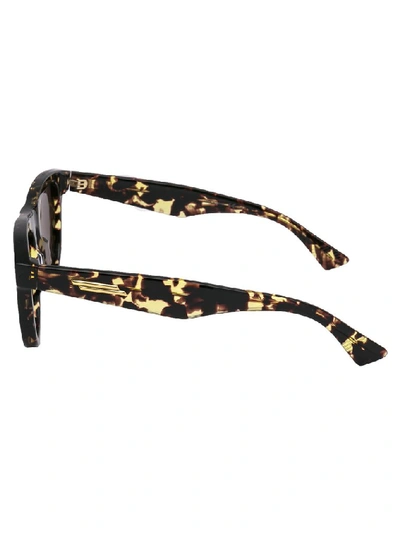 Shop Bottega Veneta Eyewear Tortoiseshell Sunglasses In Brown