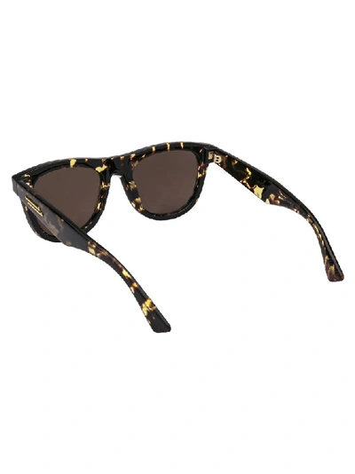 Shop Bottega Veneta Eyewear Tortoiseshell Sunglasses In Brown