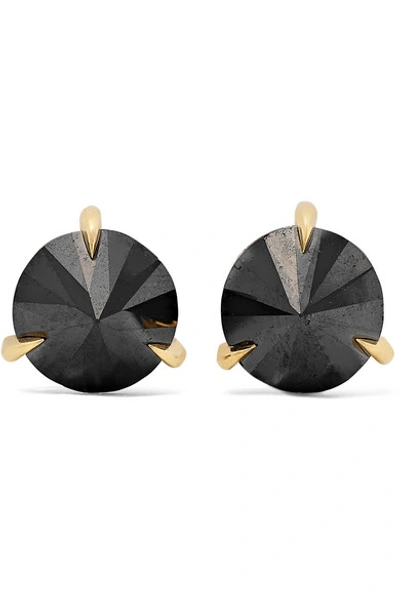 Shop Ara Vartanian 18-karat Gold Diamond Earrings