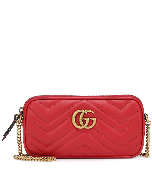 gucci marmont mini camera bag red