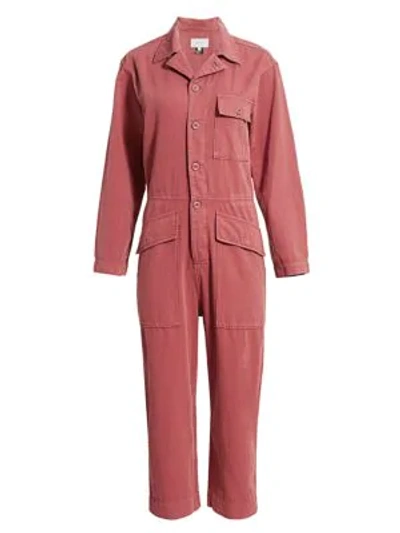 Shop Current Elliott The Richland Coverall In Washed Berry