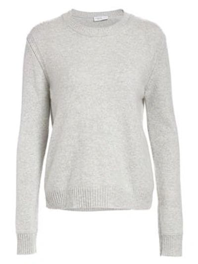 Shop Rosetta Getty Relaxed Cashmere Pullover Sweater In Fog