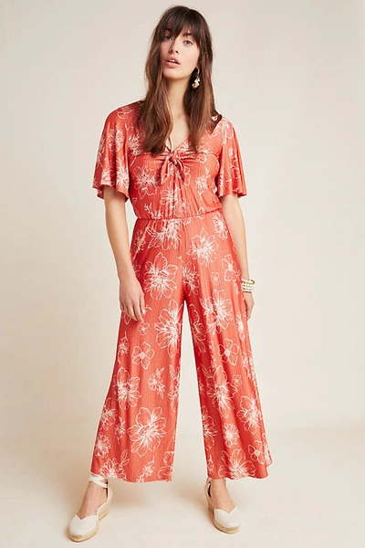 Shop Farm Rio For Anthropologie Jacobella Jumpsuit In Red
