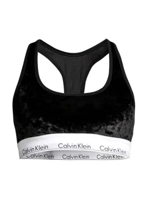 black velvet calvin klein bra