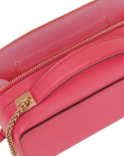 Shop Furla Handbags In Fuchsia