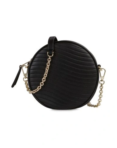 Shop Furla Swing Mini C/body Round Woman Cross-body Bag Black Size - Soft Leather