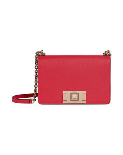 Shop Furla Handbags In Red