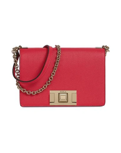 Shop Furla Handbags In Red