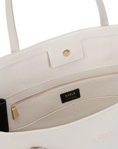 Shop Furla Handbags In Light Grey