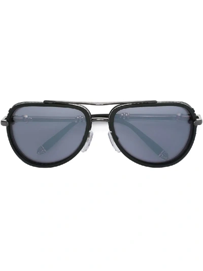 Shop Chrome Hearts 'jack Wacker Ii' Sunglasses In Black