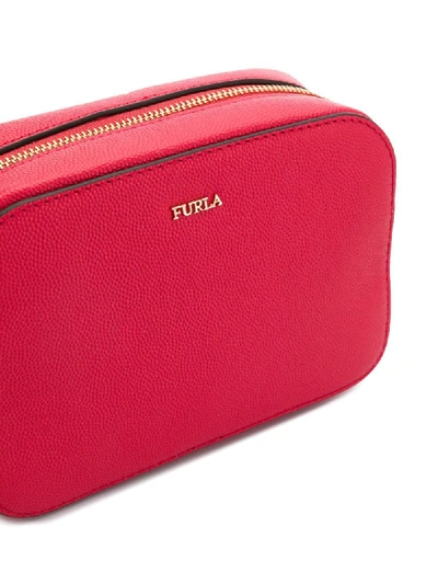 Shop Furla Mimi Mini Crossbody Bag In Red