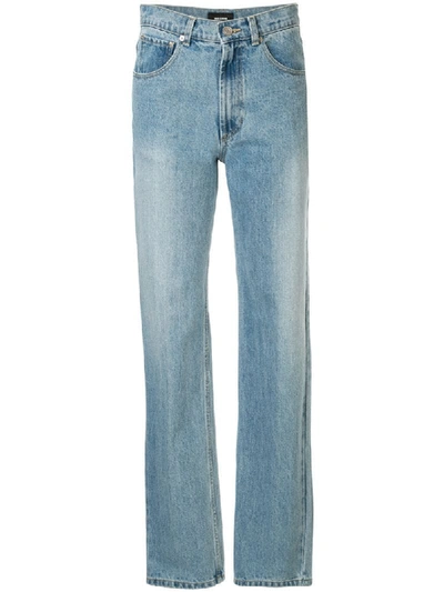 Shop We11 Done Jeans Mit Geradem Bein In Blue