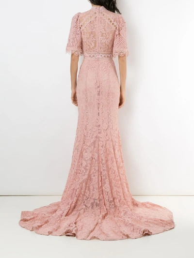 Shop Martha Medeiros Antonella Gown In Pink