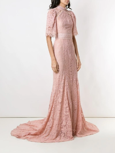 Shop Martha Medeiros Antonella Gown In Pink