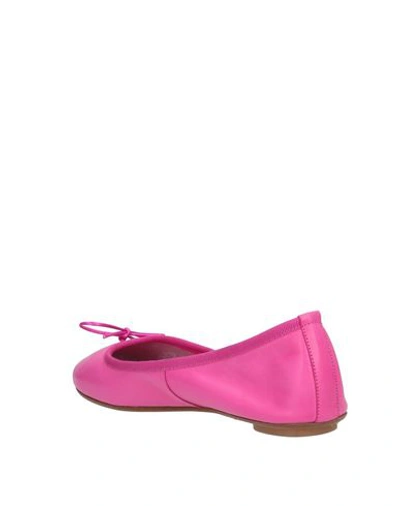 Shop Anna Baiguera Ballet Flats In Fuchsia