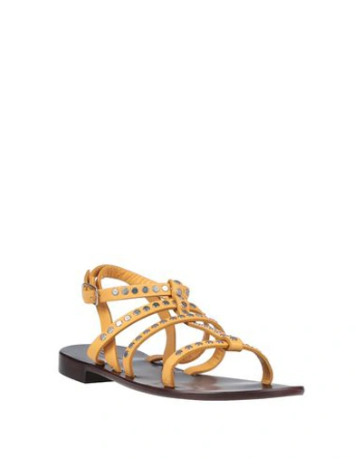 Shop Nanni Sandals In Ocher