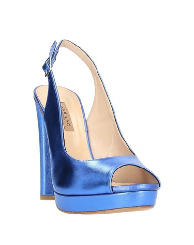 Shop Albano Sandals In Blue