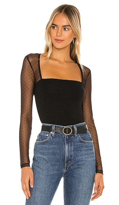 Shop Lovers & Friends Elisabetta Bodysuit In Black