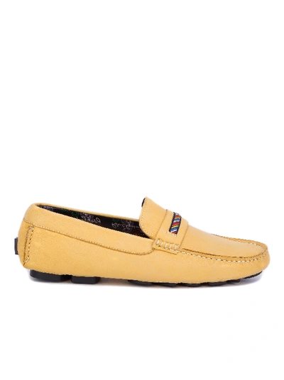 Shop Robert Graham Hart Ii Loafer In Mustard