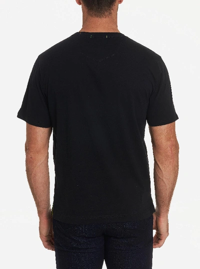 Shop Robert Graham Geo Skull T-shirt In Black