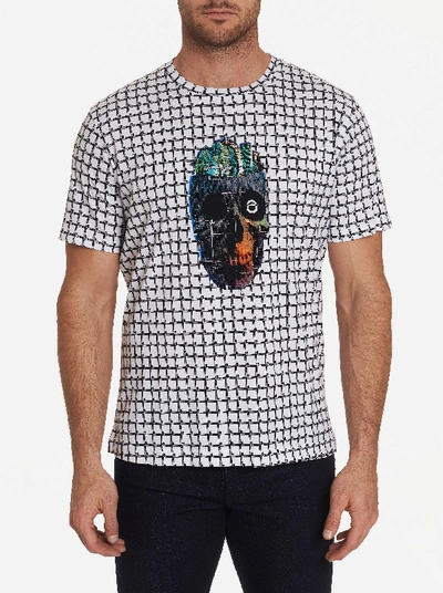 Shop Robert Graham Mindblown T-shirt In Navy