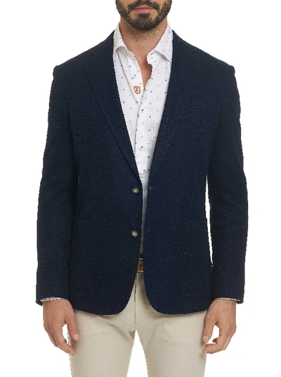 Shop Robert Graham R Collection Albani Blazer In Navy