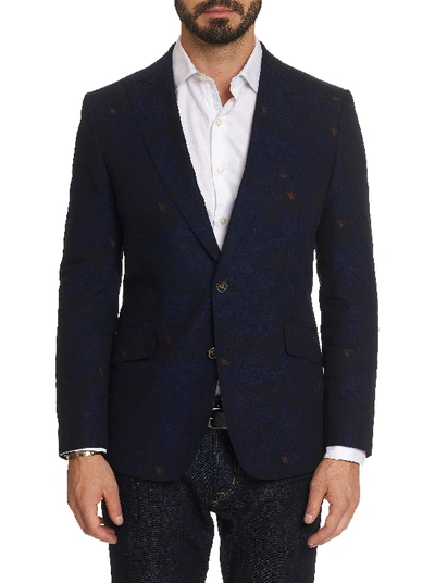 Shop Robert Graham Tamarin Sport Coat In Navy