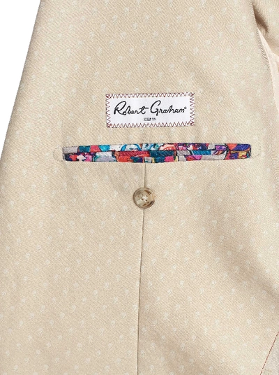 Shop Robert Graham Fairbrother Skull Sport Coat In Tan