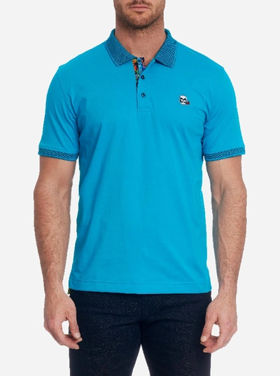 Shop Robert Graham Easton Polo In Fuchsia