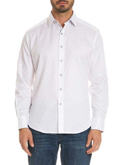 Shop Robert Graham Diamante Sport Shirt Big In White