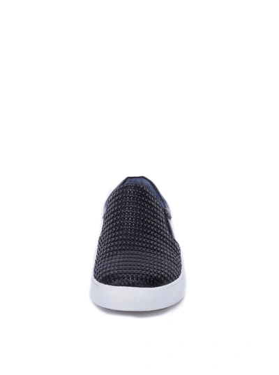 Shop Robert Graham Dion Slip On Sneaker In Black