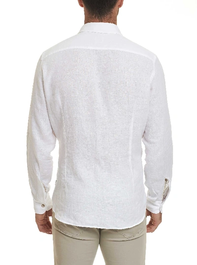 Shop Robert Graham R Collection Enzo Sport Shirt In White