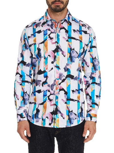 Shop Robert Graham Calazans Embroidered Sport Shirt In Multi