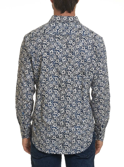 Shop Robert Graham Hallock Sport Shirt In Blue