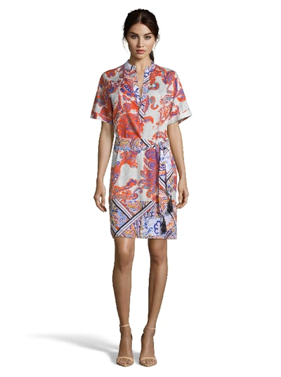 Shop Robert Graham Caitlin Paisley Mixed Floral Dress In Multi