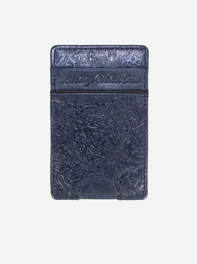 Shop Robert Graham Himalaya Card Case In Navy