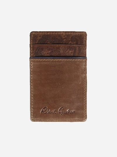 Shop Robert Graham Himalaya Card Case In Navy