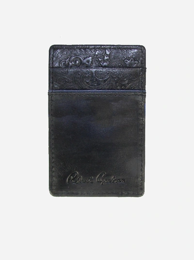 Shop Robert Graham Himalaya Card Case In Navy