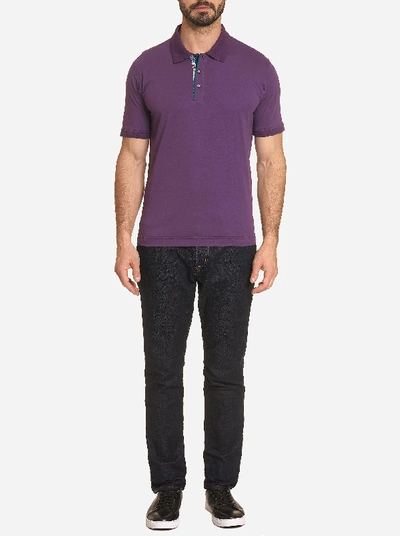 Shop Robert Graham Westan Polo In Purple