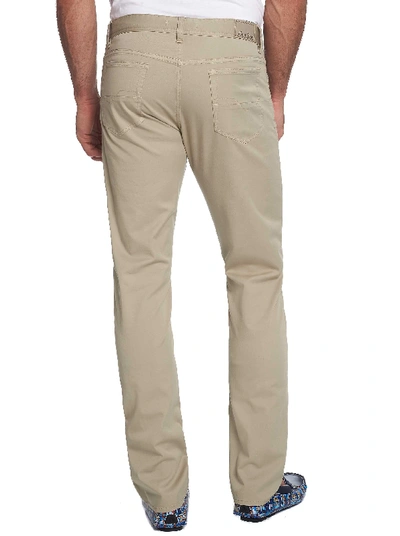 Shop Robert Graham Seaton Perfect Fit Pants In Khaki