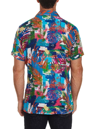Shop Robert Graham Himalayas Short Sleeve Shirt In Multi