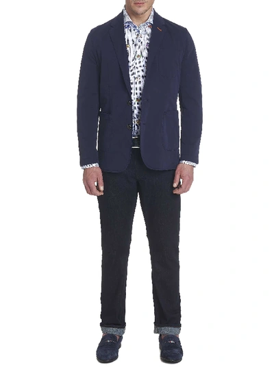 Shop Robert Graham Cape South Sport Coat In Navy